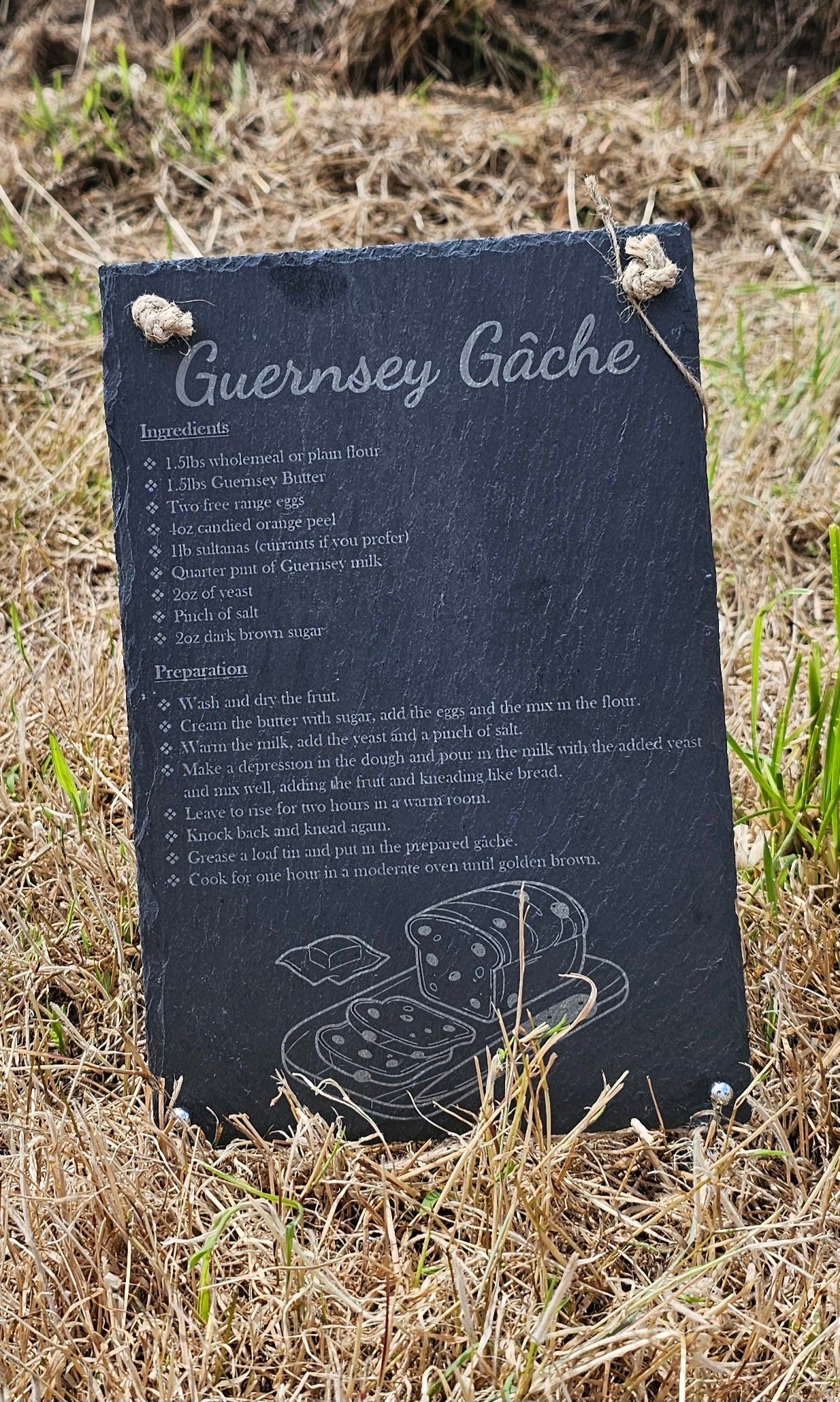 Guernsey Gache Hanging Slate Recipe