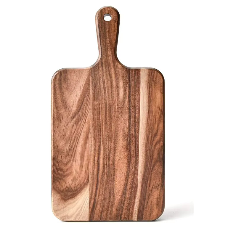 Personalised Acacia Handle Board, Custom Laser Engraved Serving Board