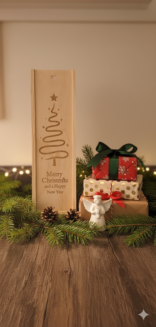 Merry Christmas Champagne Box