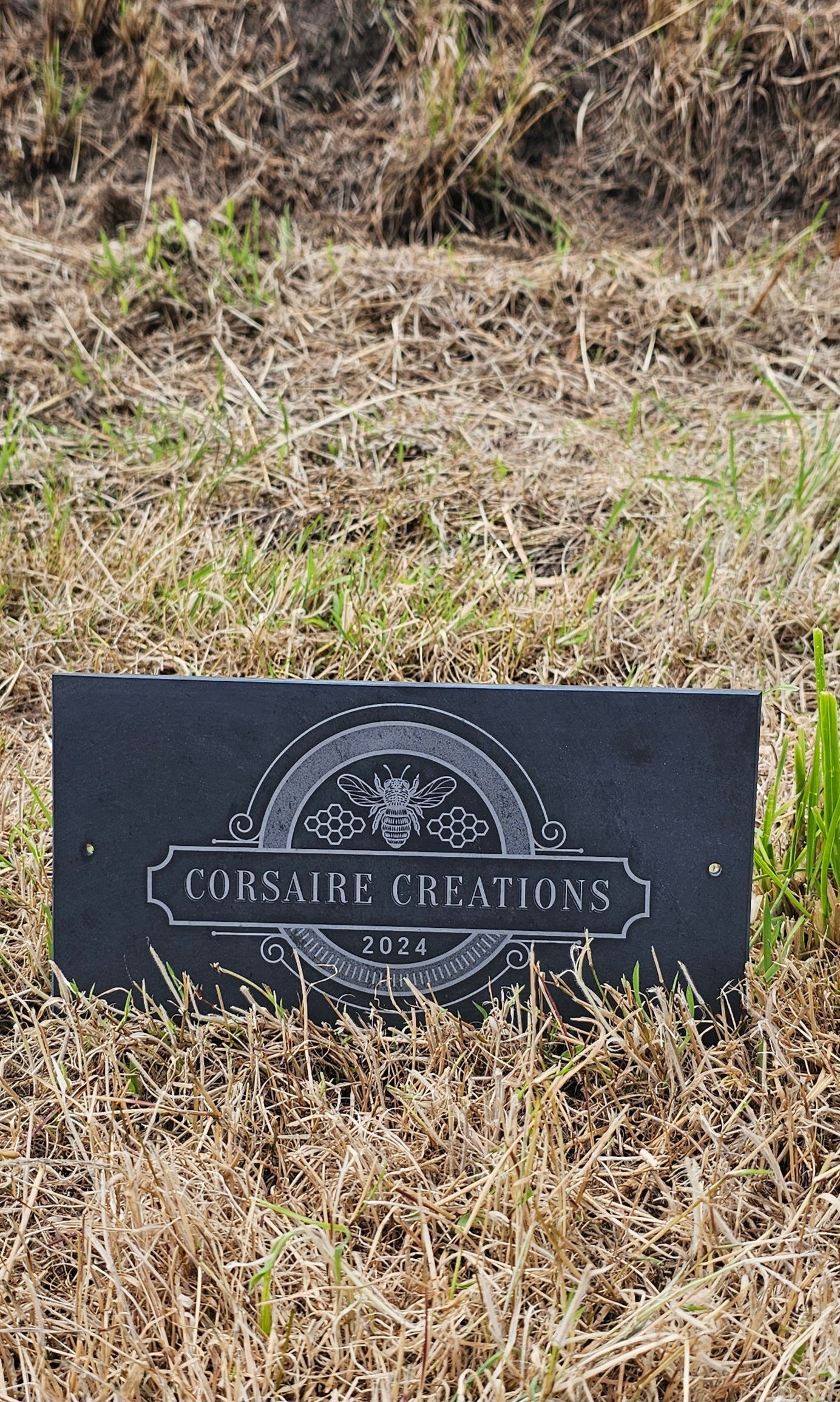 Personalised engraved slate gift handmade in Guernsey