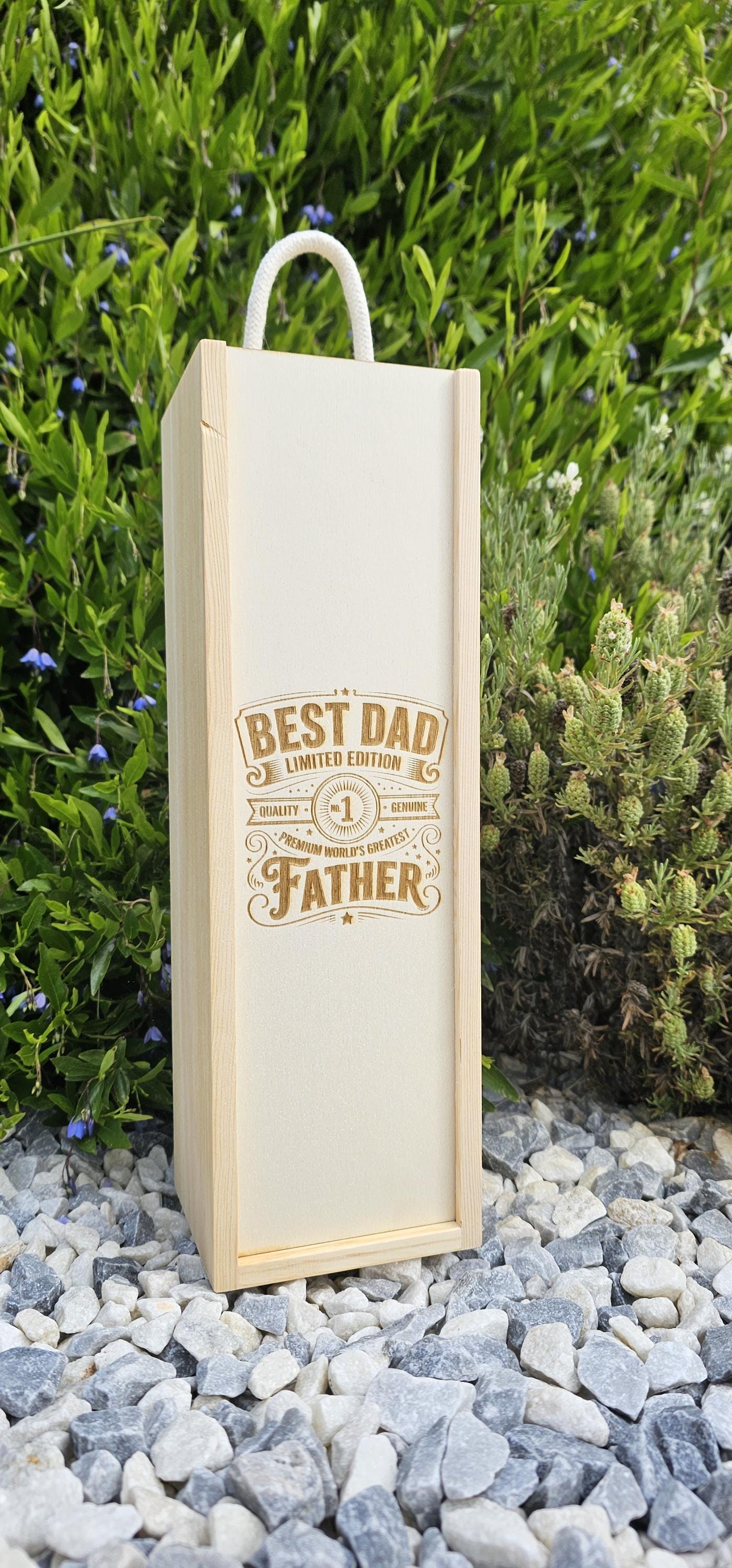Best dad, limited edition father wine box