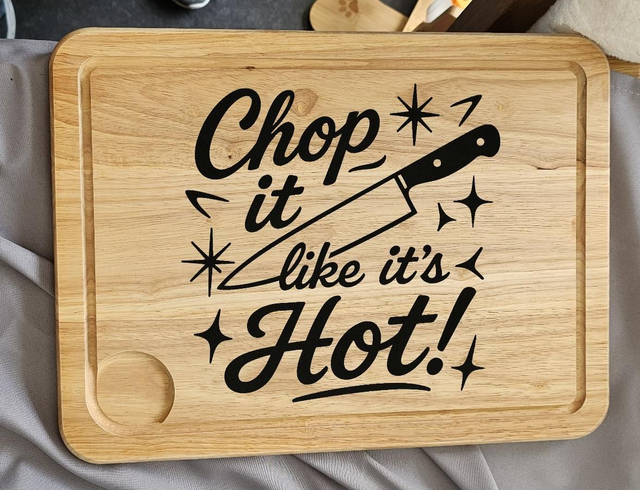 Chop it like it's hot cutting board