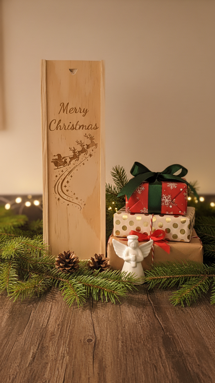 Merry Christmas Champagne Box