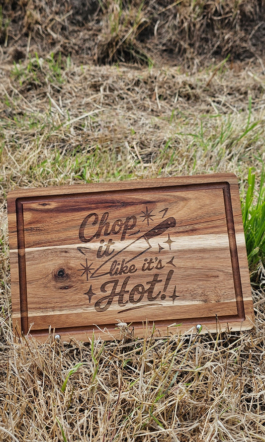 Small chop it like its hot cutting board