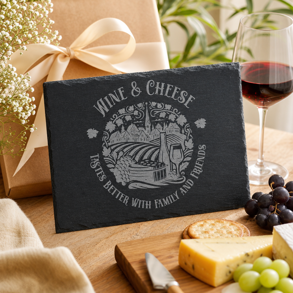 Wine & Cheese - Taste Better With Family And Friends - gift occasion product photo for General Gift