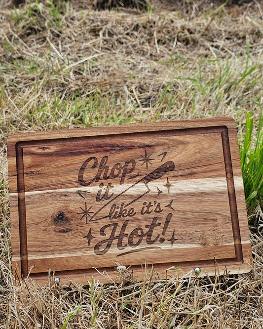 Small chop it like its hot cutting board