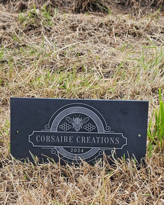 Corsaire Creations slate sign
