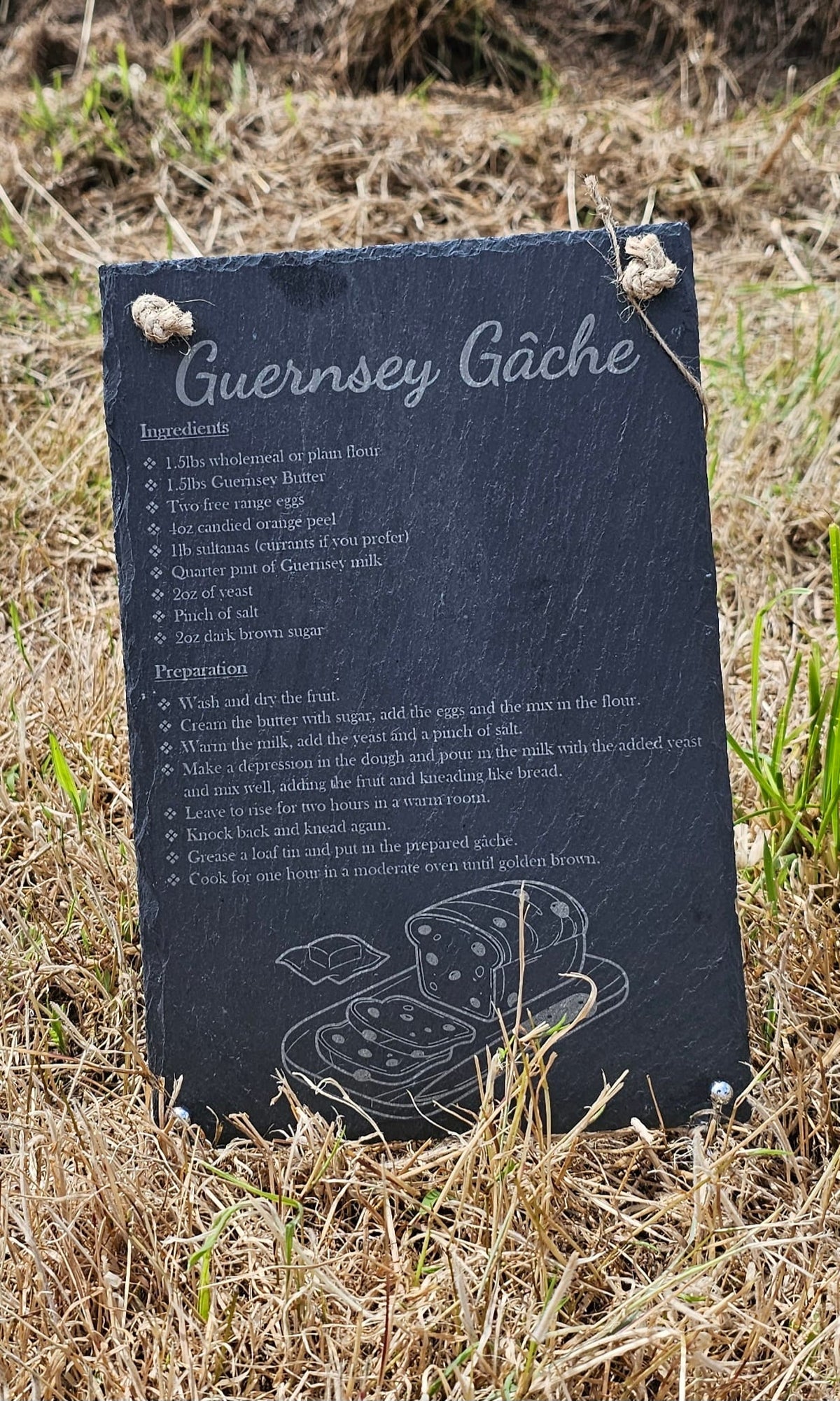 Guernsey Gache Hanging Slate Recipe 