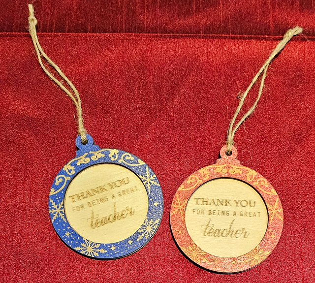 Teacher Tree Ornament - Personalised Gift