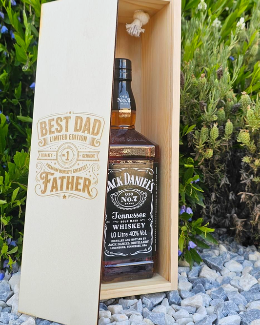 Best dad limited edition father wine box