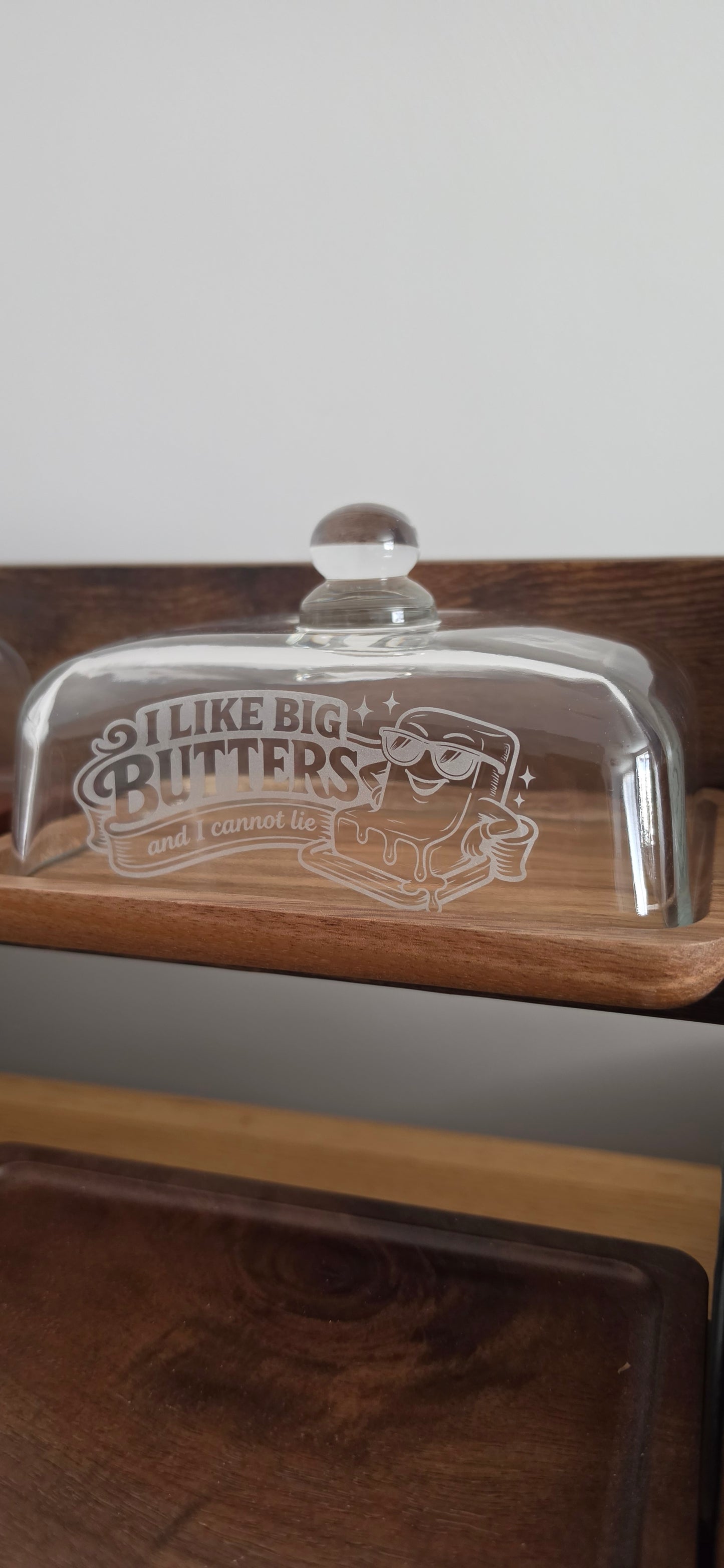 Big Butters Glass Butter Dish